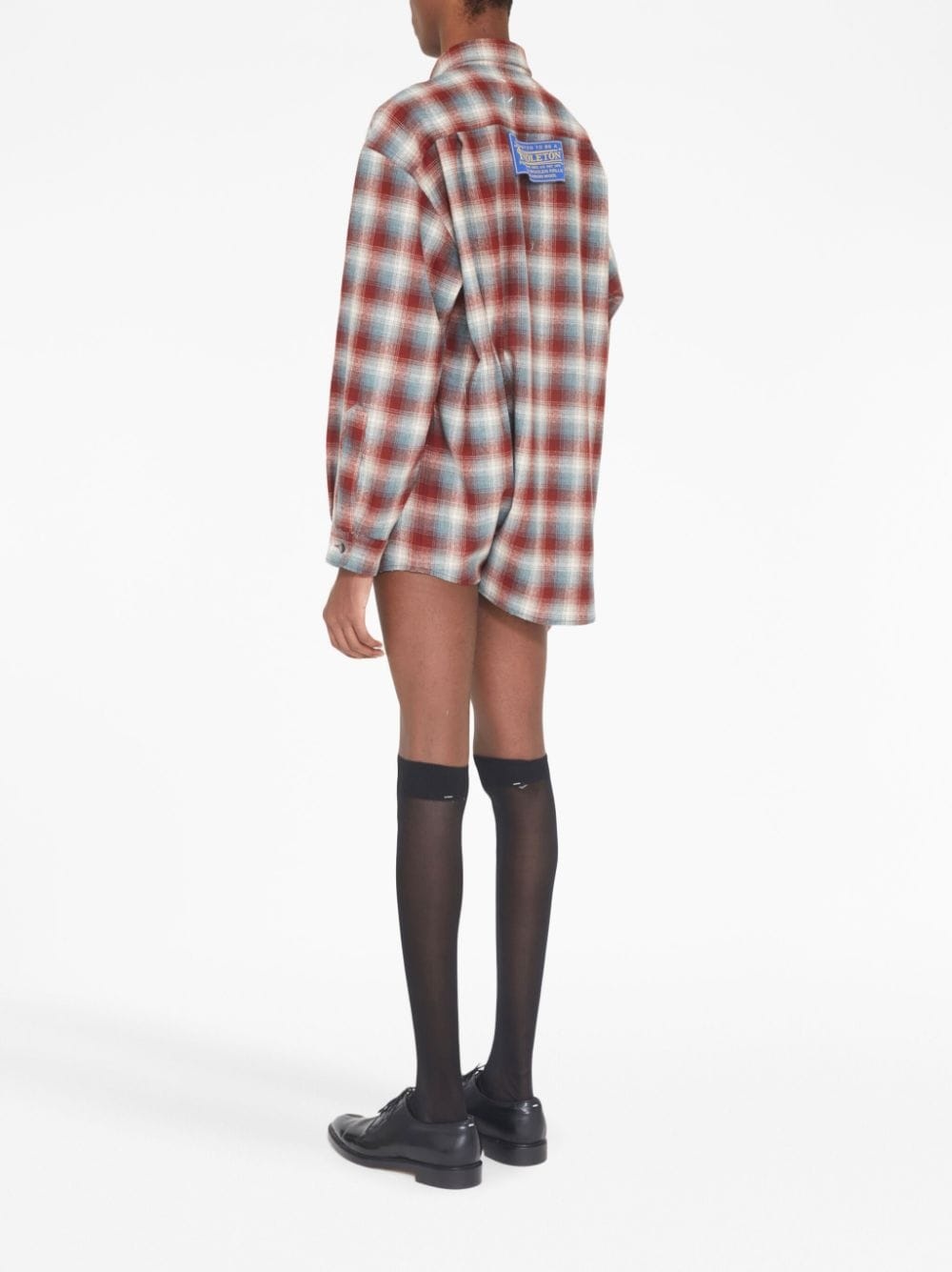 Pendleton checked-wool shirt - 5