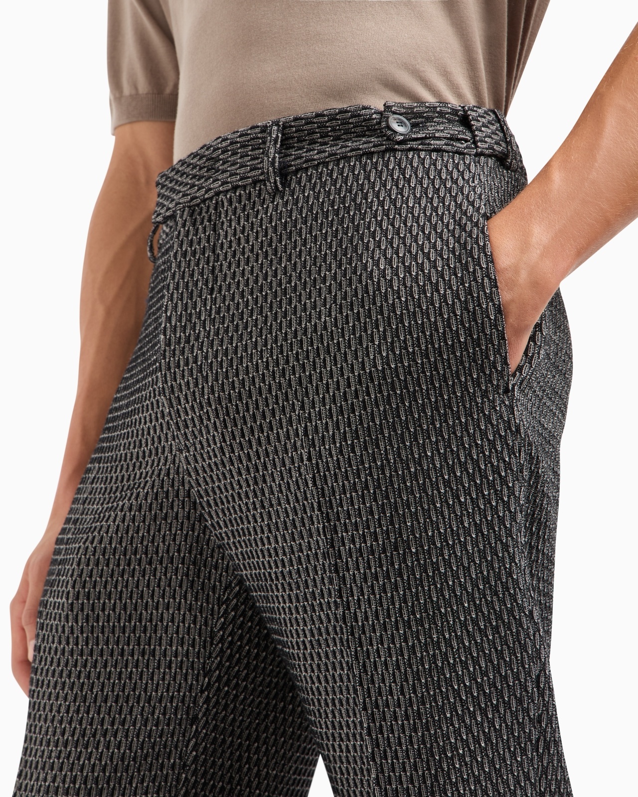 ICON ARMURE VIRGIN WOOL TROUSERS - 5
