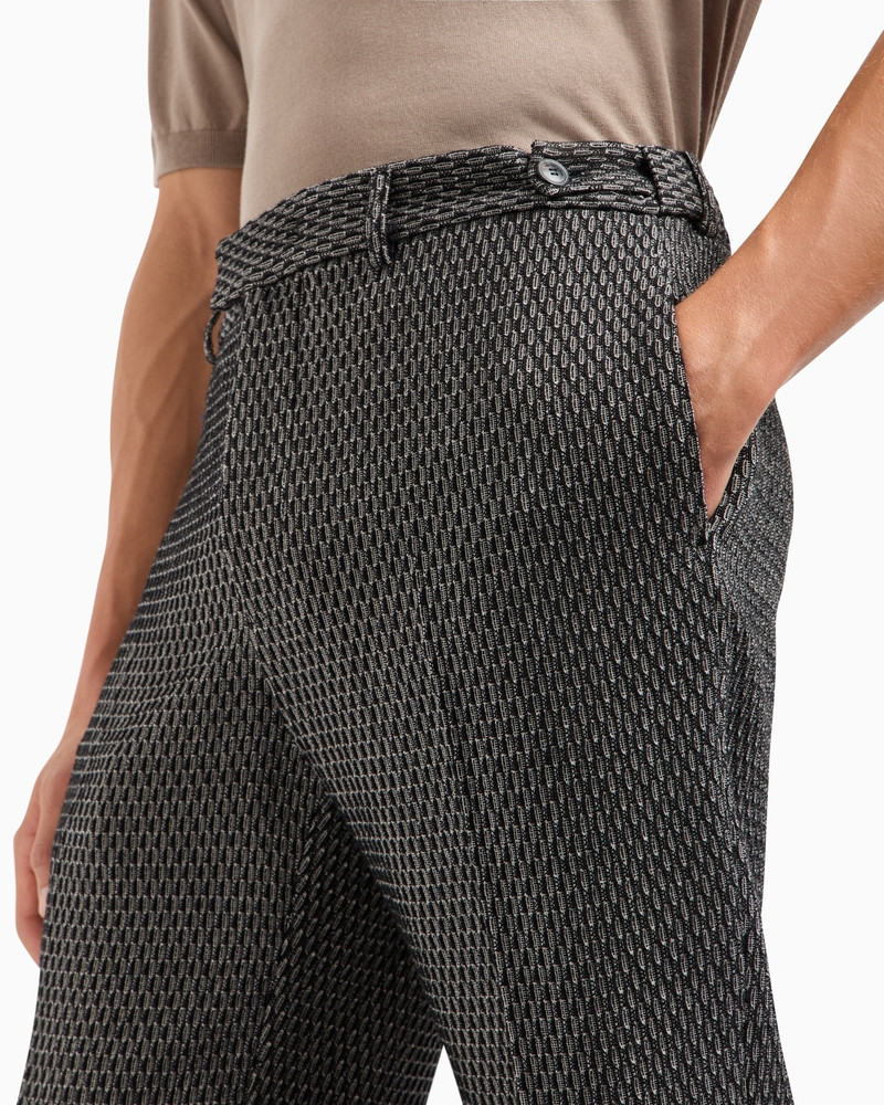 ICON ARMURE VIRGIN WOOL TROUSERS 5