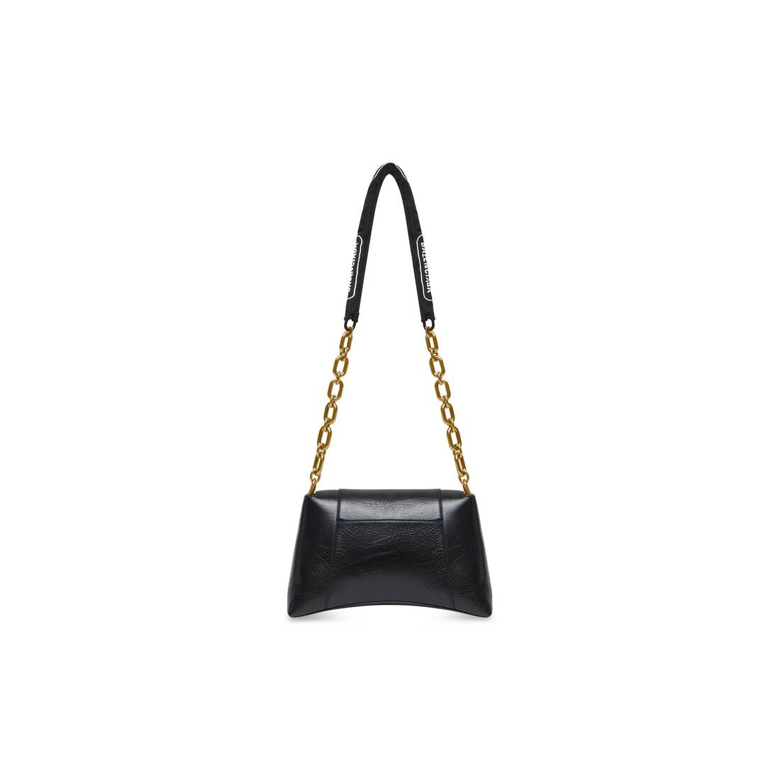 Women's Downtown Small Shoulder Bag With Chain in Black - 4