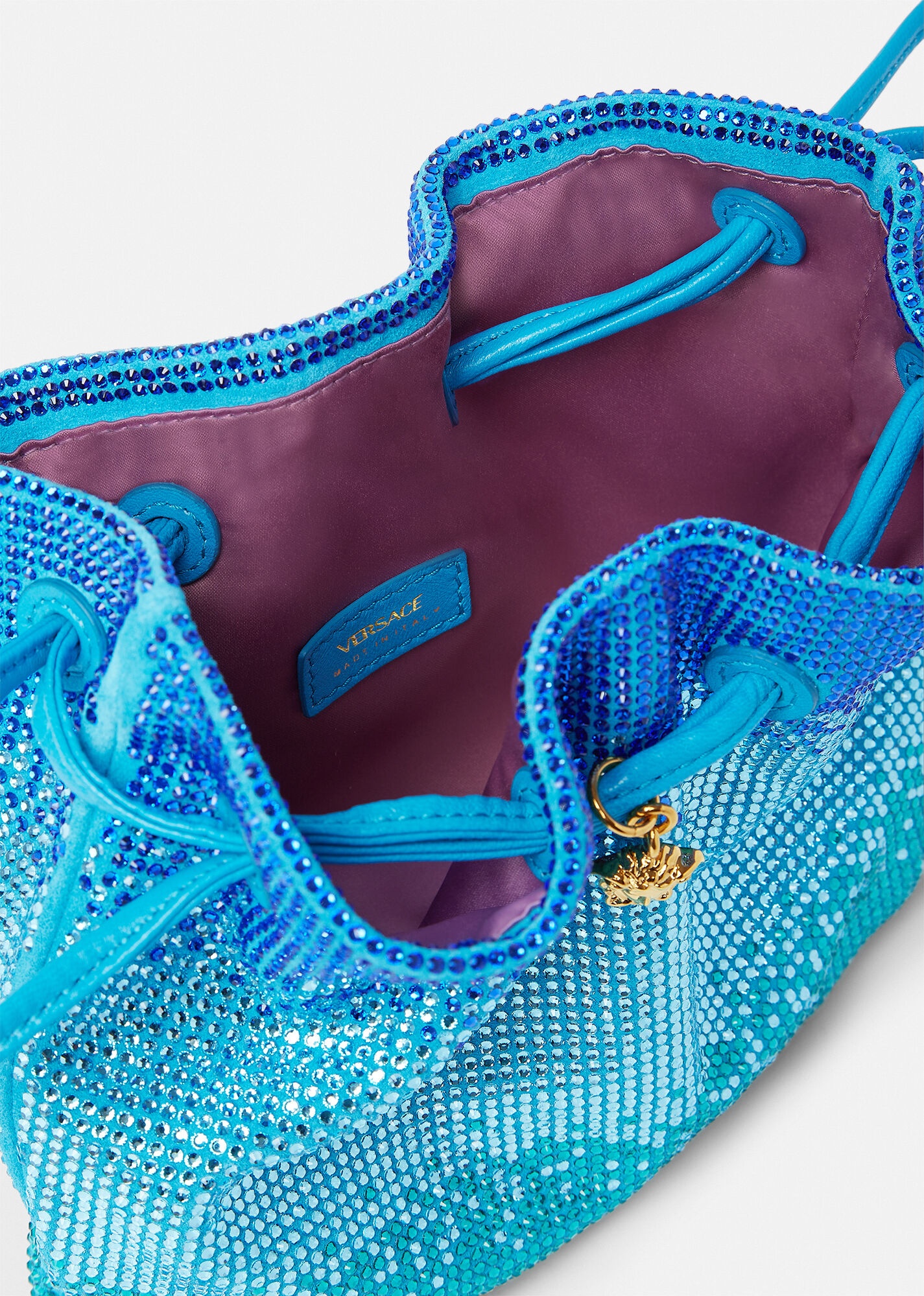 La Medusa Studded Mini Bucket Bag - 5