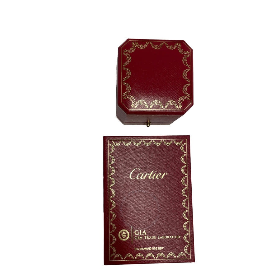 Pre-Owned Cartier 1895 Diamond Engagement Ring in  Platinum E VS2 0.31 CTW - 5