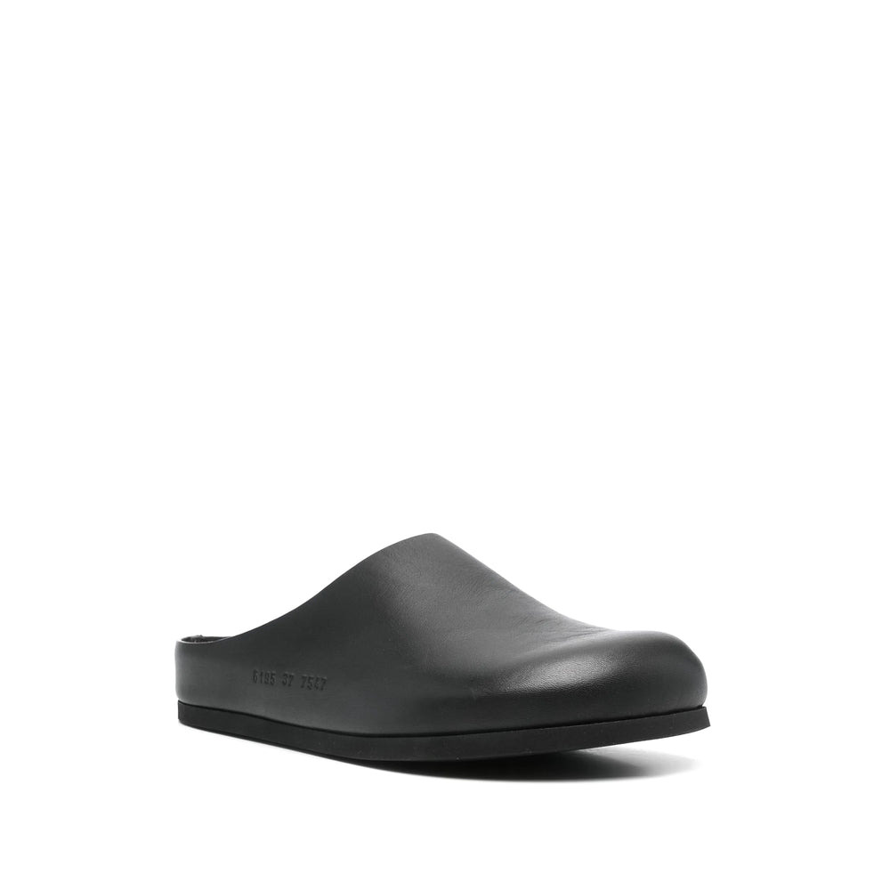Leather Mules - 4
