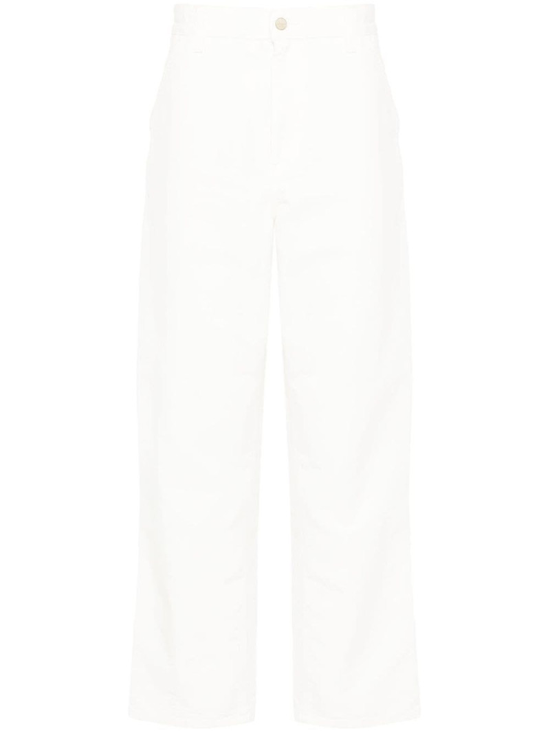 Single Knee straight-leg trousers 1