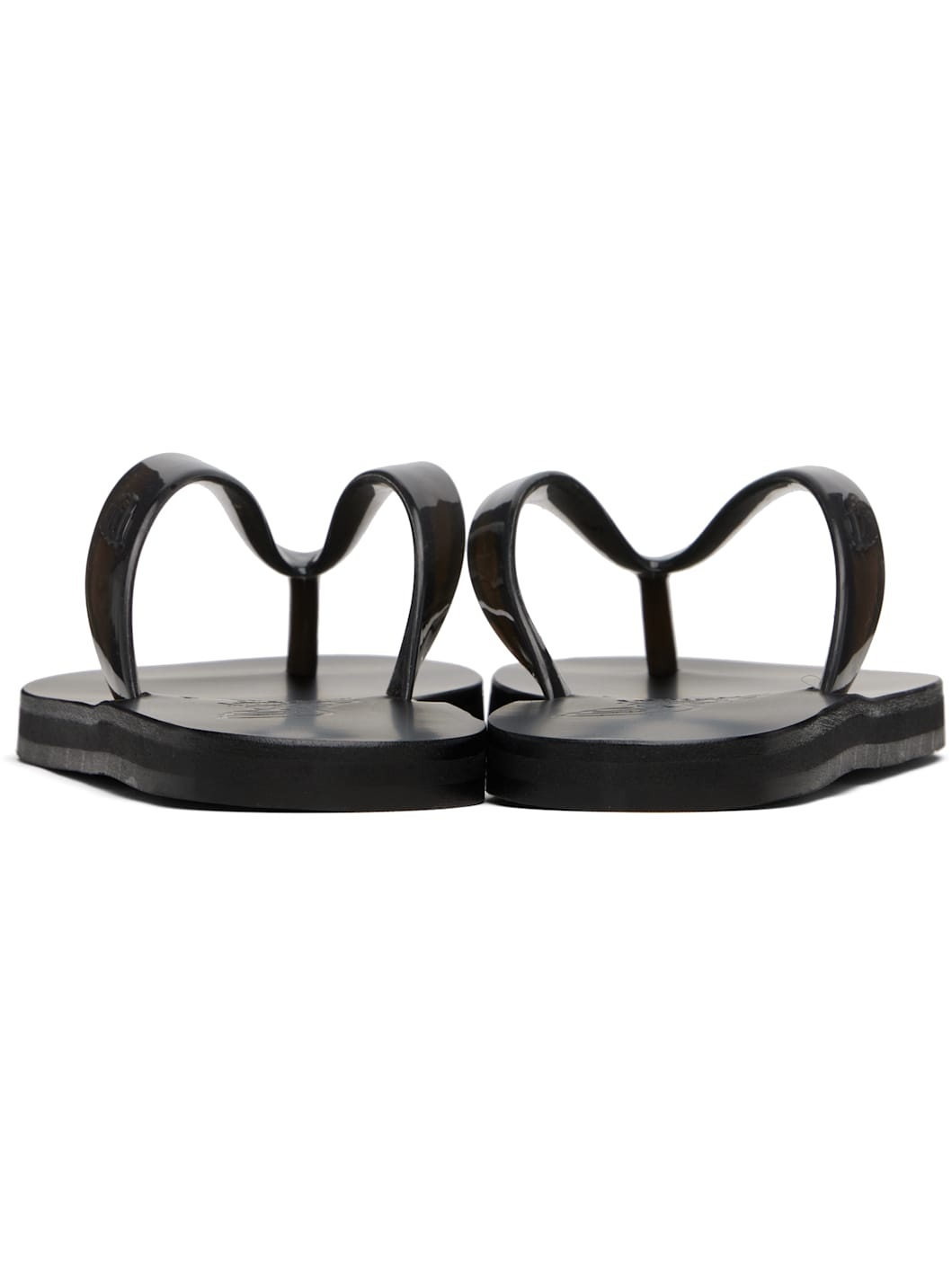Black Saionara Jelly Flip-Flops - 2