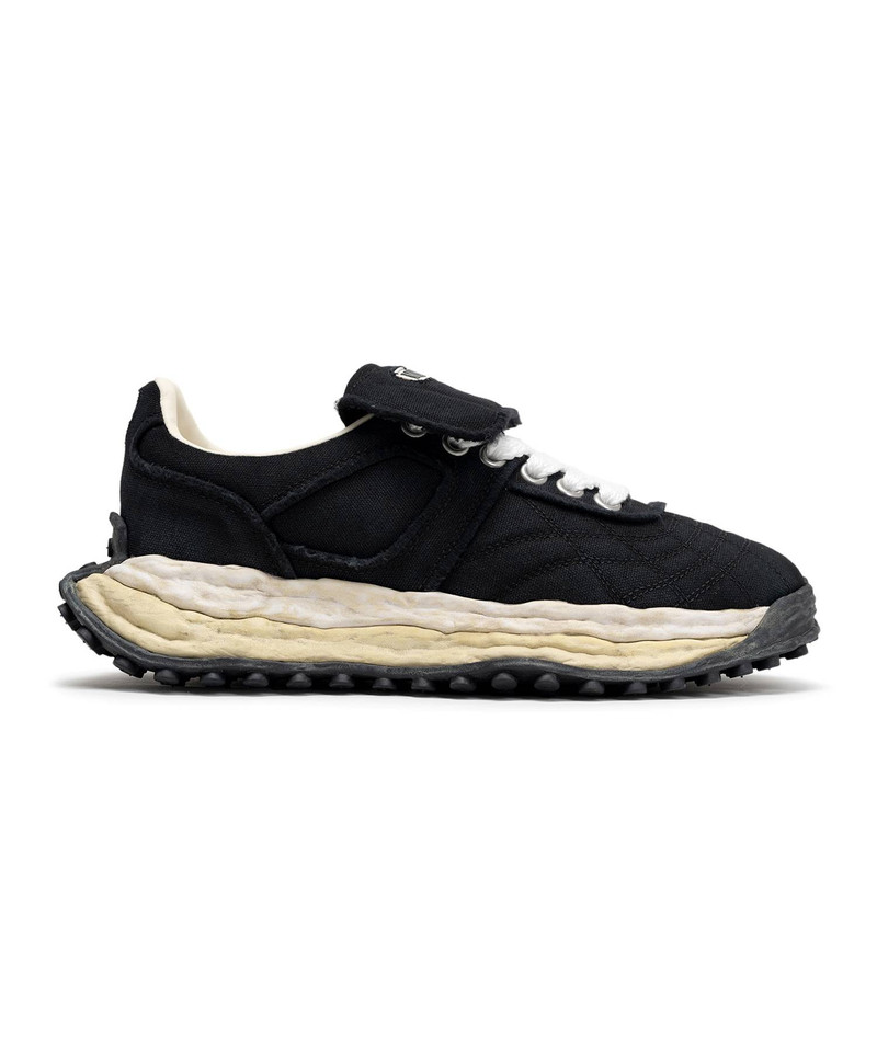 "SCOTT" OG Sole Vintage Effect Embroidered Canvas Low-top Sneaker 5