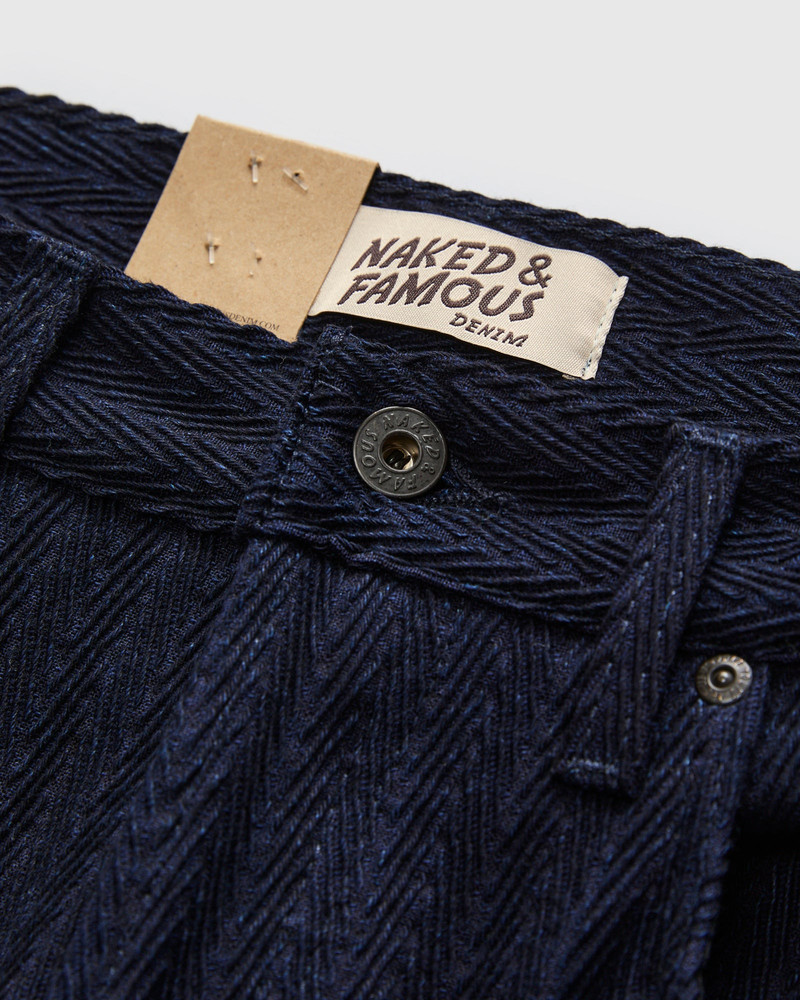 "Indigo Sugiaya" 12oz Herringbone Dobby Twill - Easy Guy Fit 5