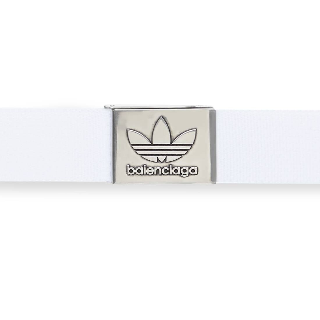 Men's Balenciaga / Adidas Skater Belt in Optic White - 3
