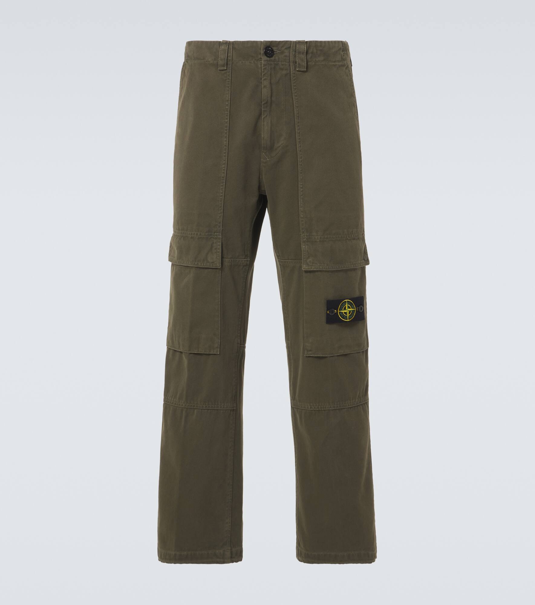 Compass cotton cargo pants - 1