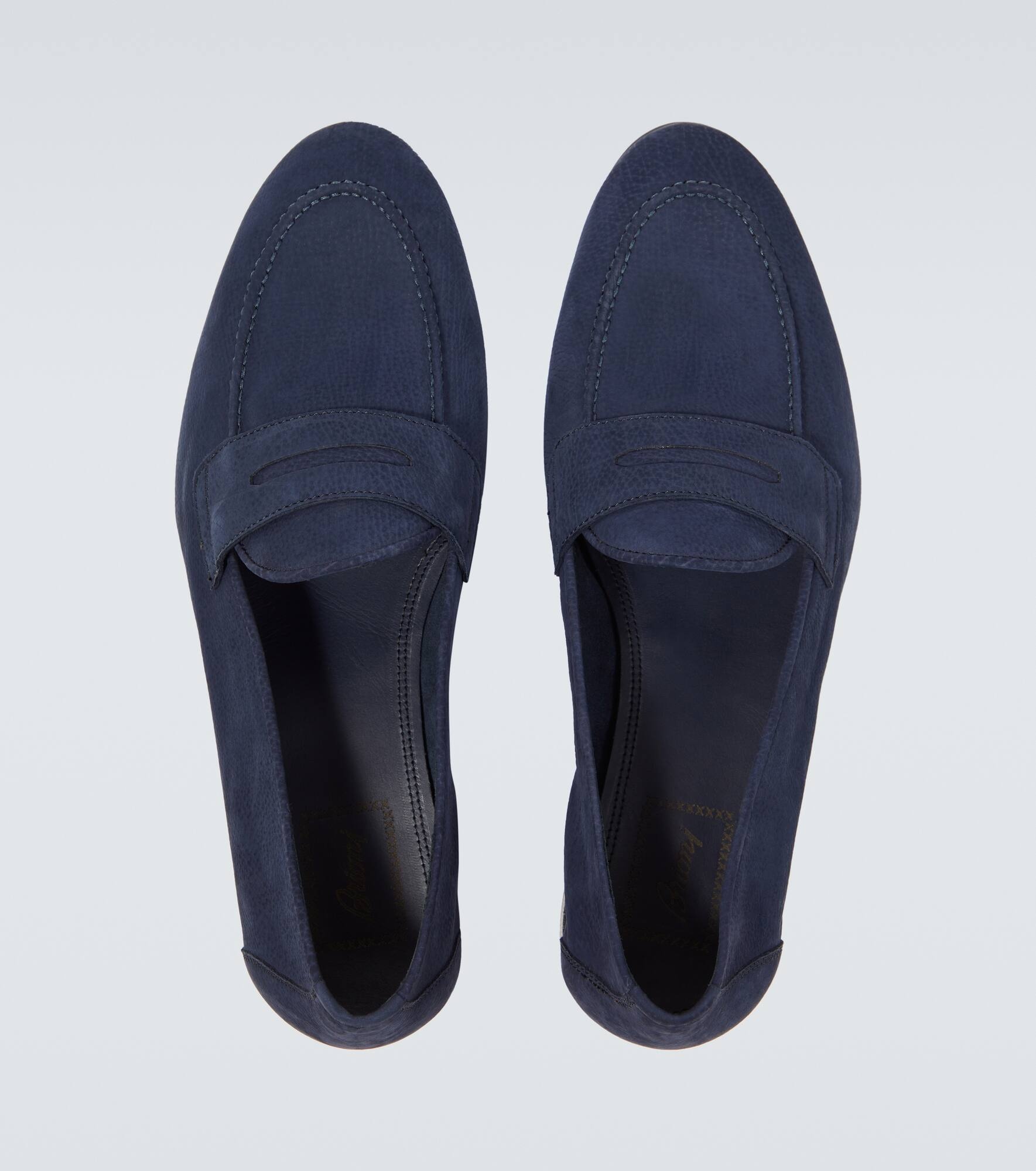 Nubuck penny loafers - 4