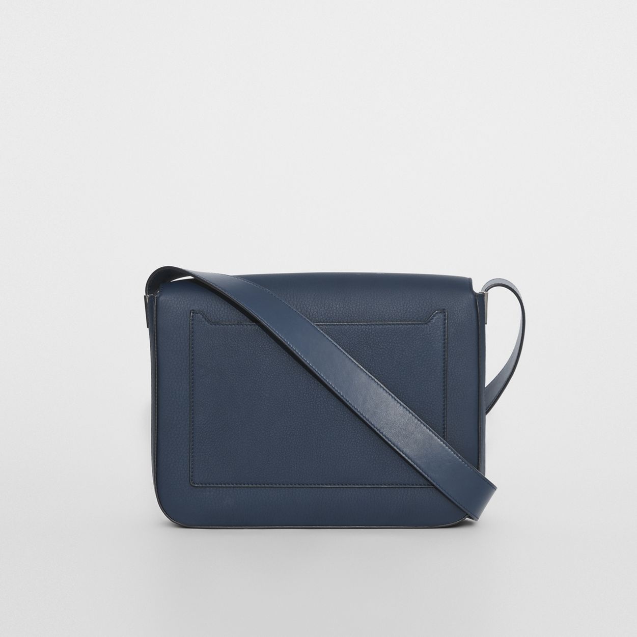 Small Grainy Leather Messenger Bag - 8