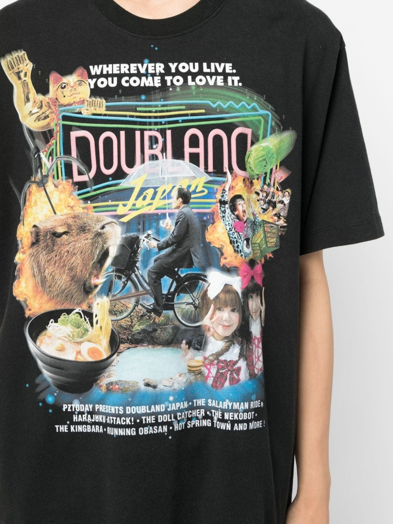 graphic-print crew-neck T-shirt 5