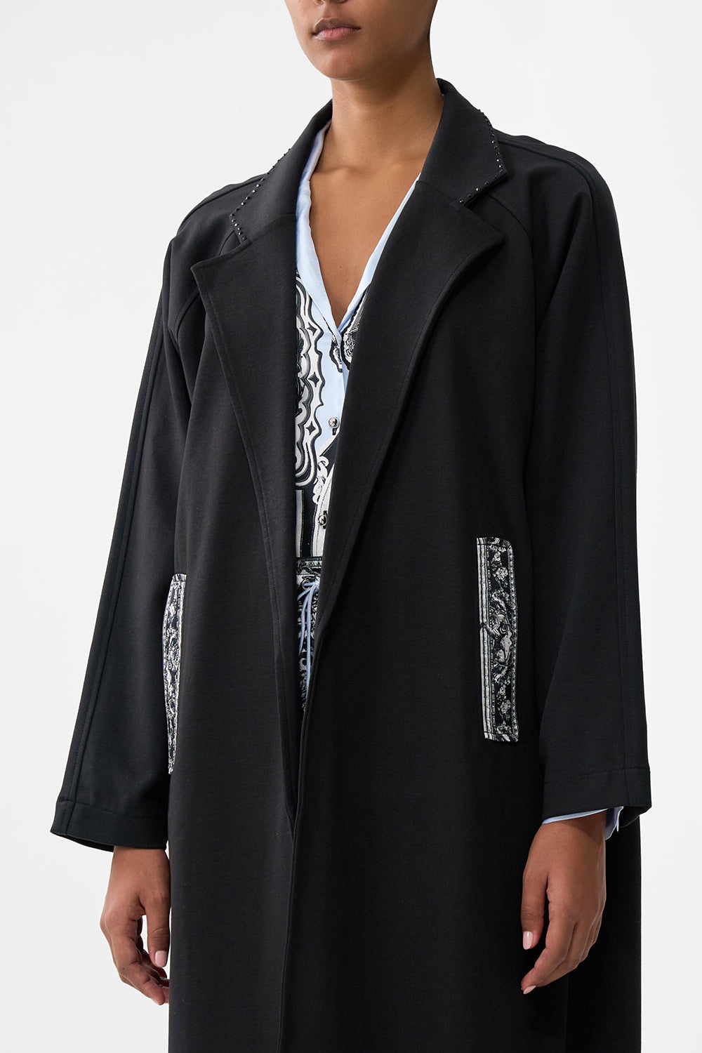 SWEAT-TRENCH COAT - 5