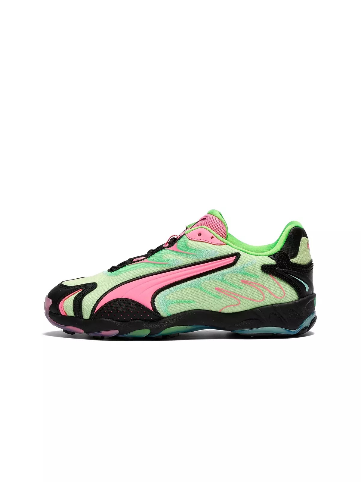 PUMA Inhale Speed Style "Fresh Yellow/Pitch Green" Women's Shoe - 2