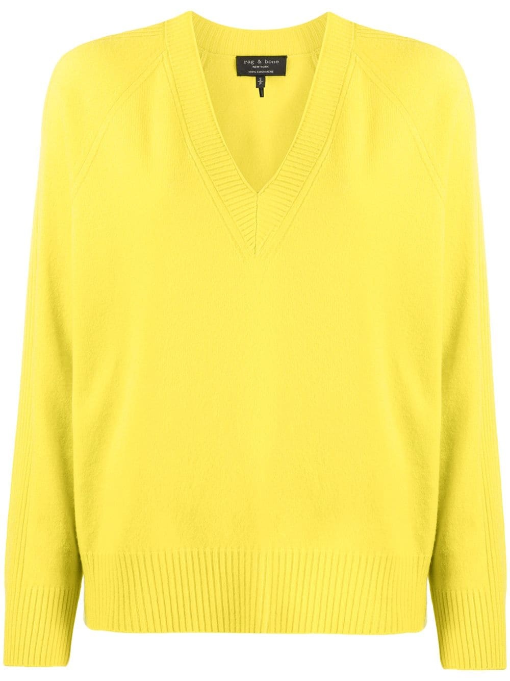 cashmere V-neck jumper - 1