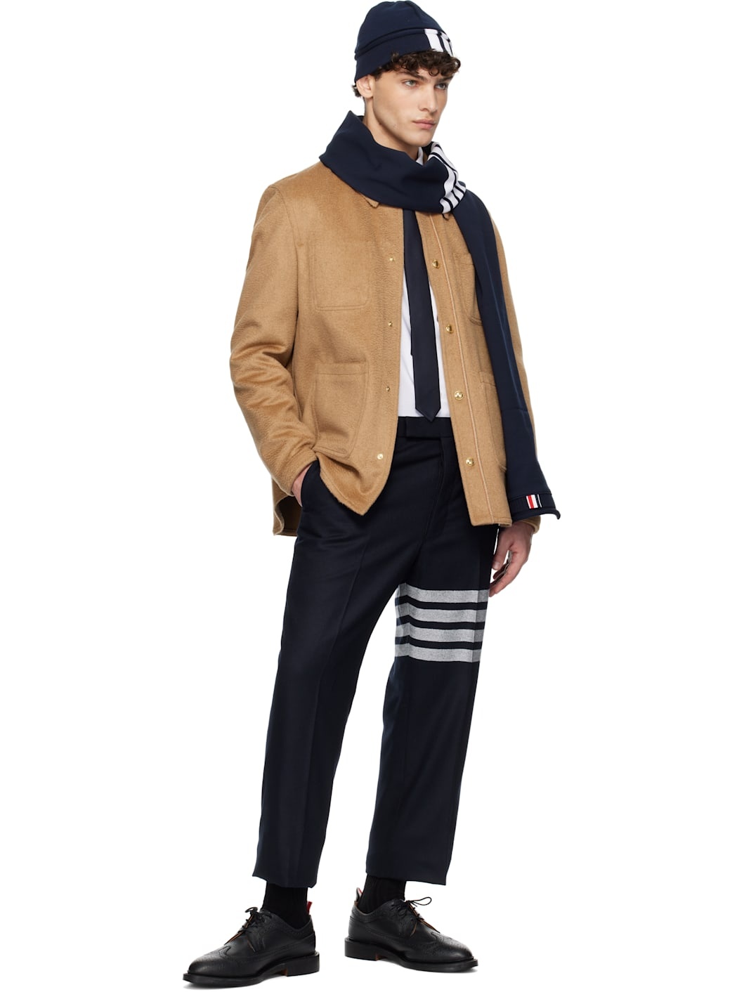 Tan Camel Hair Jacket - 4