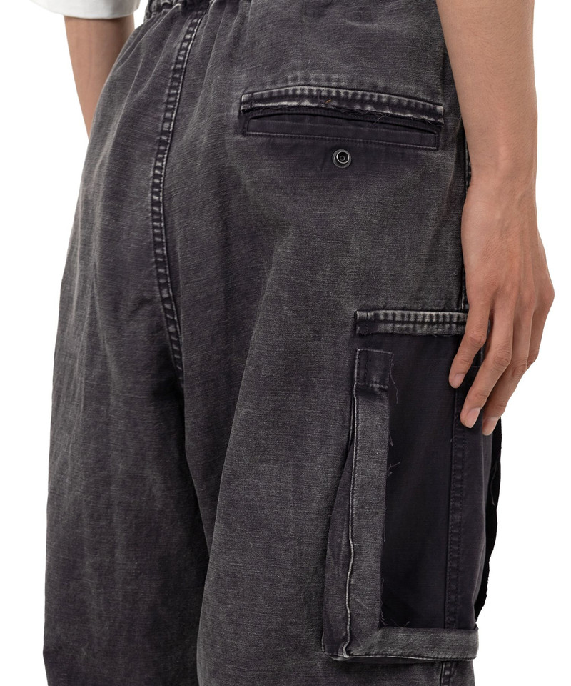 Cotton Satin Cargo Pants 9