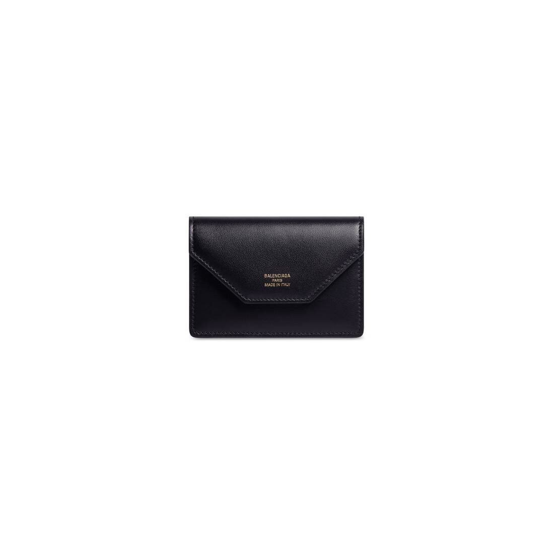 Women's Envelope Accordeon Holder in Black - 1