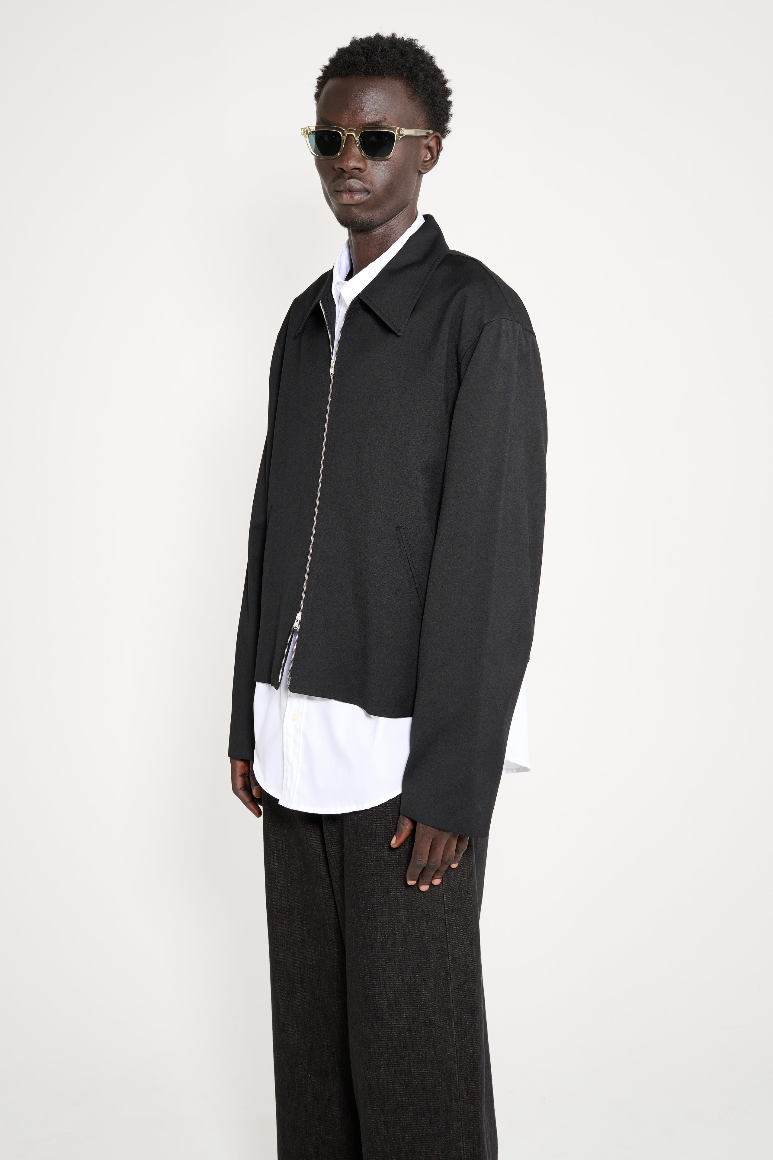 OUR LEGACY MINI JACKET WORSTED WOOL BLACK - 2