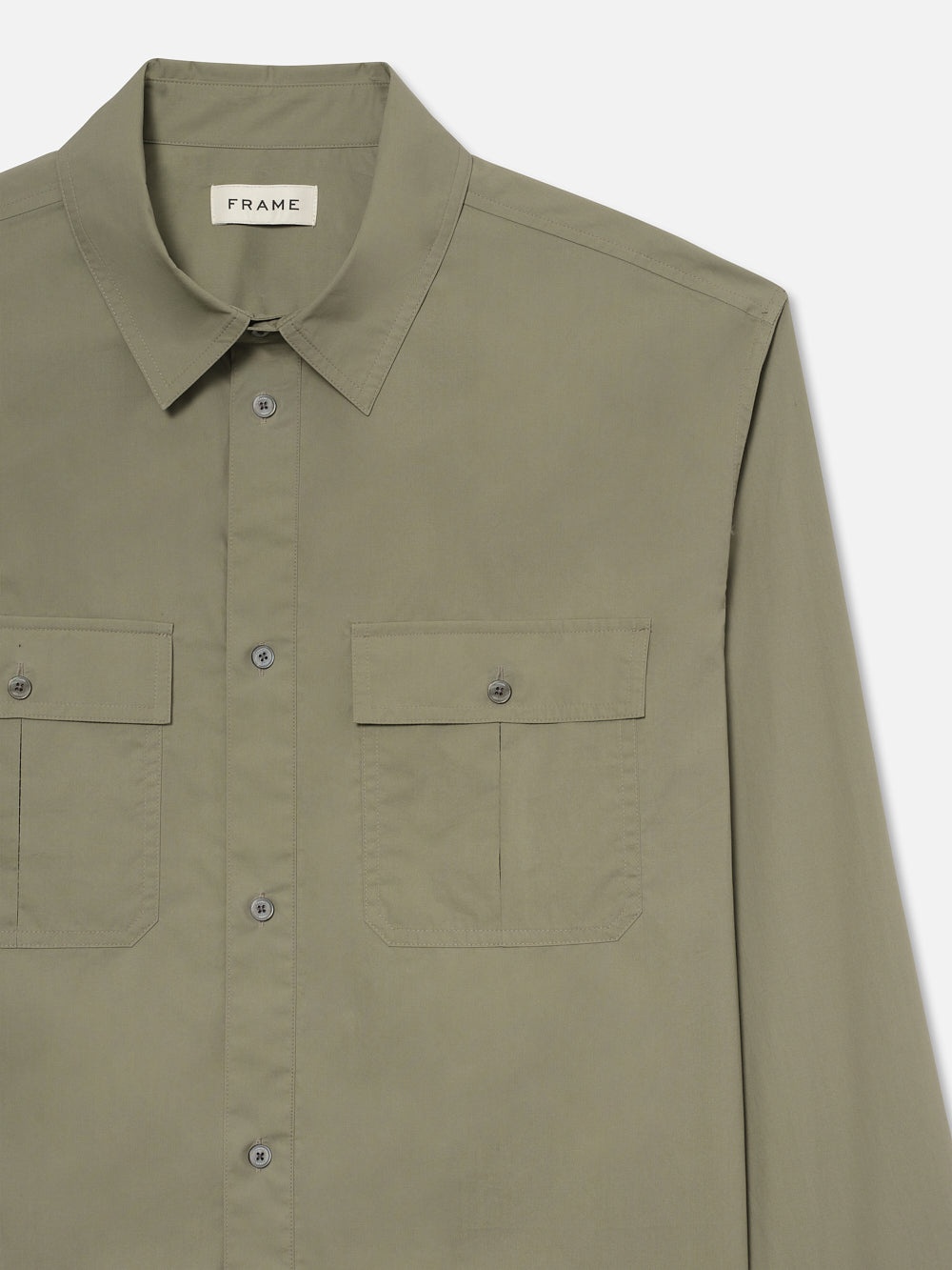 Military Shirt in Dry Sage - 2