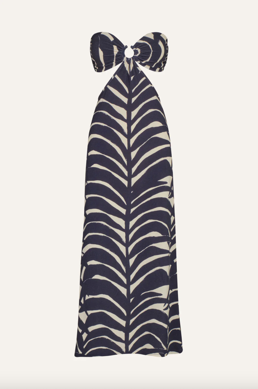 Ocean Layers Ankle Dress - 1