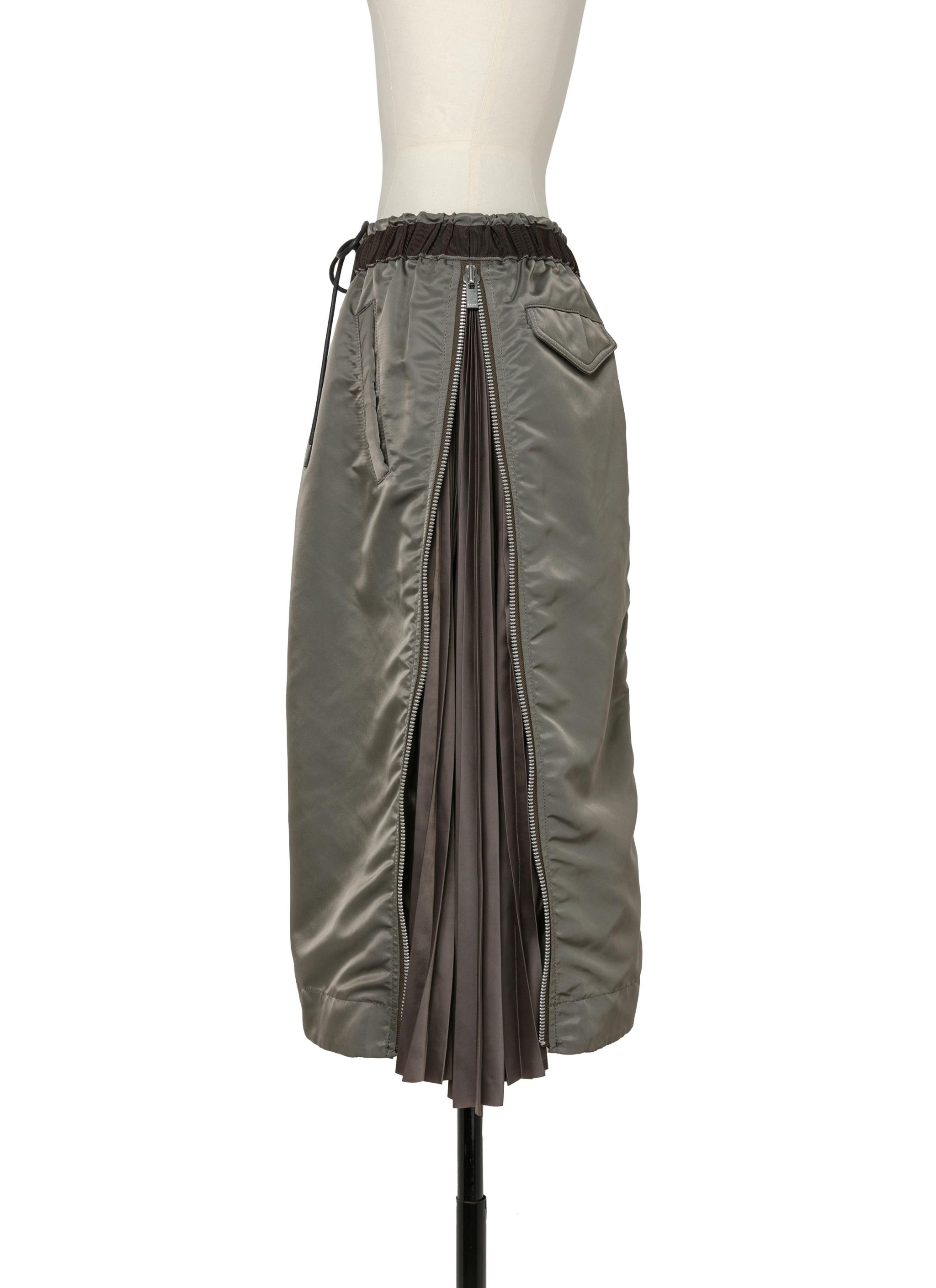 Nylon Twill Skirt - 4