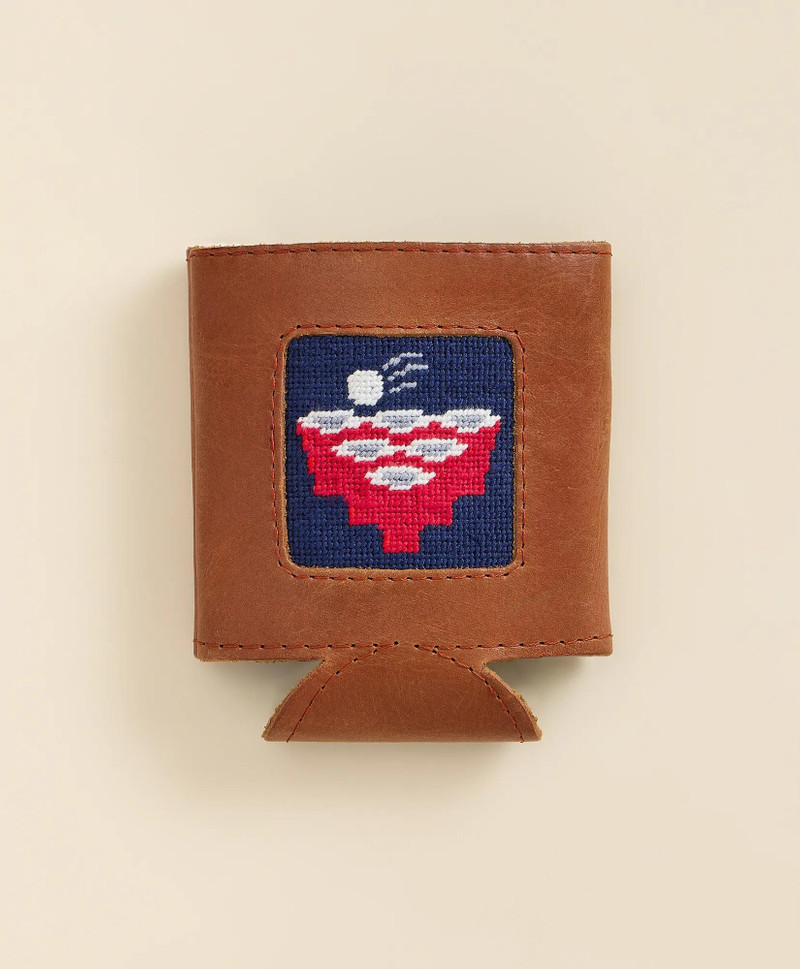 Smathers & Branson Needlepoint Trick Shot Can Cooler 1