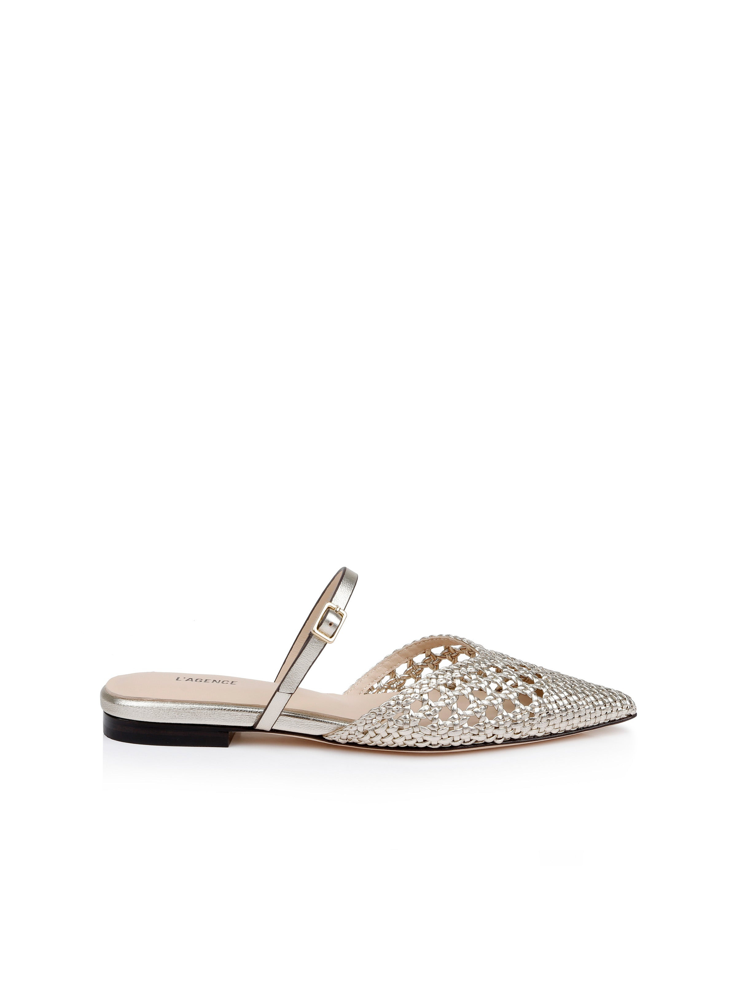 Jacklyn Leather Flat Mule - 4