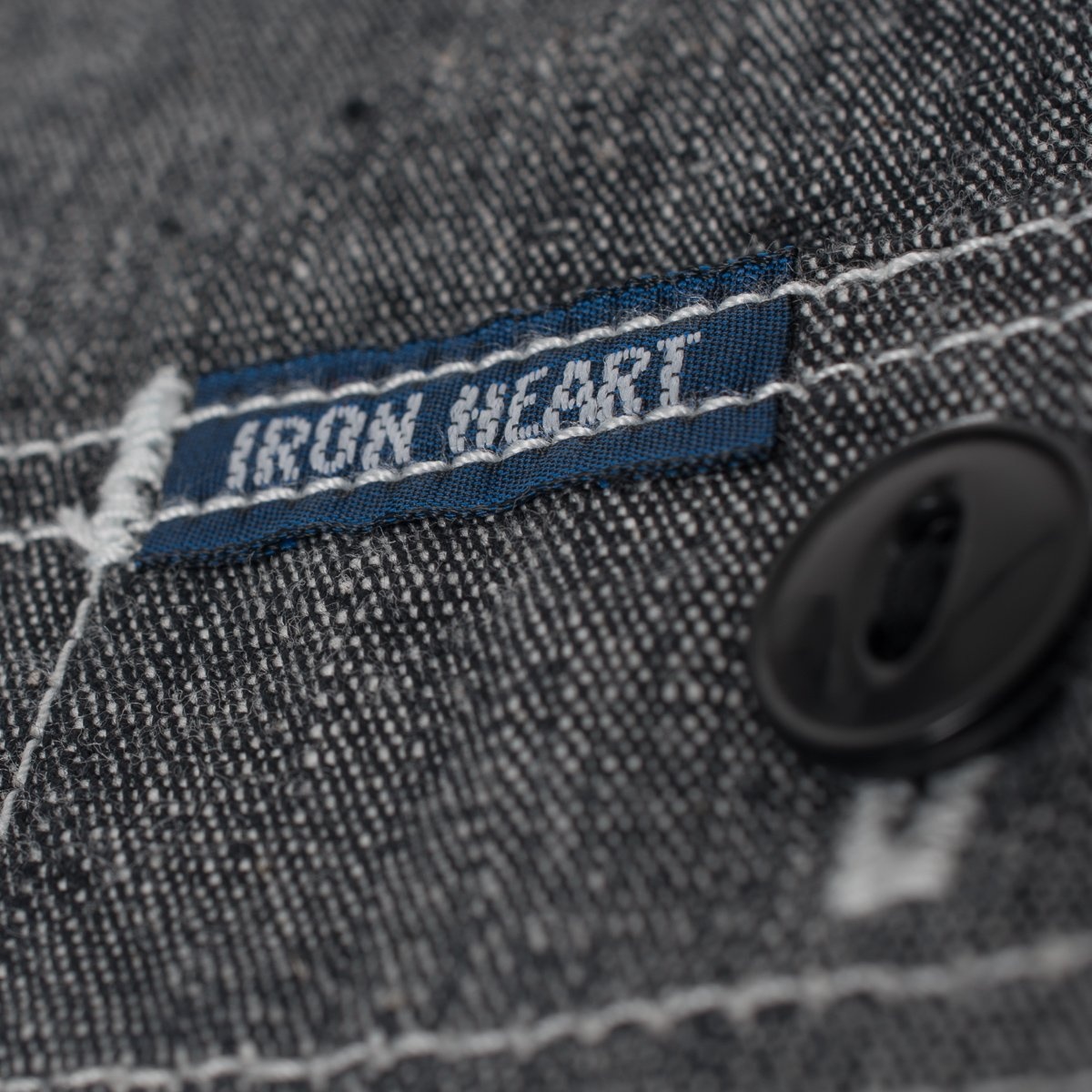 10oz Selvedge Chambray Work Shirt - Black - 10