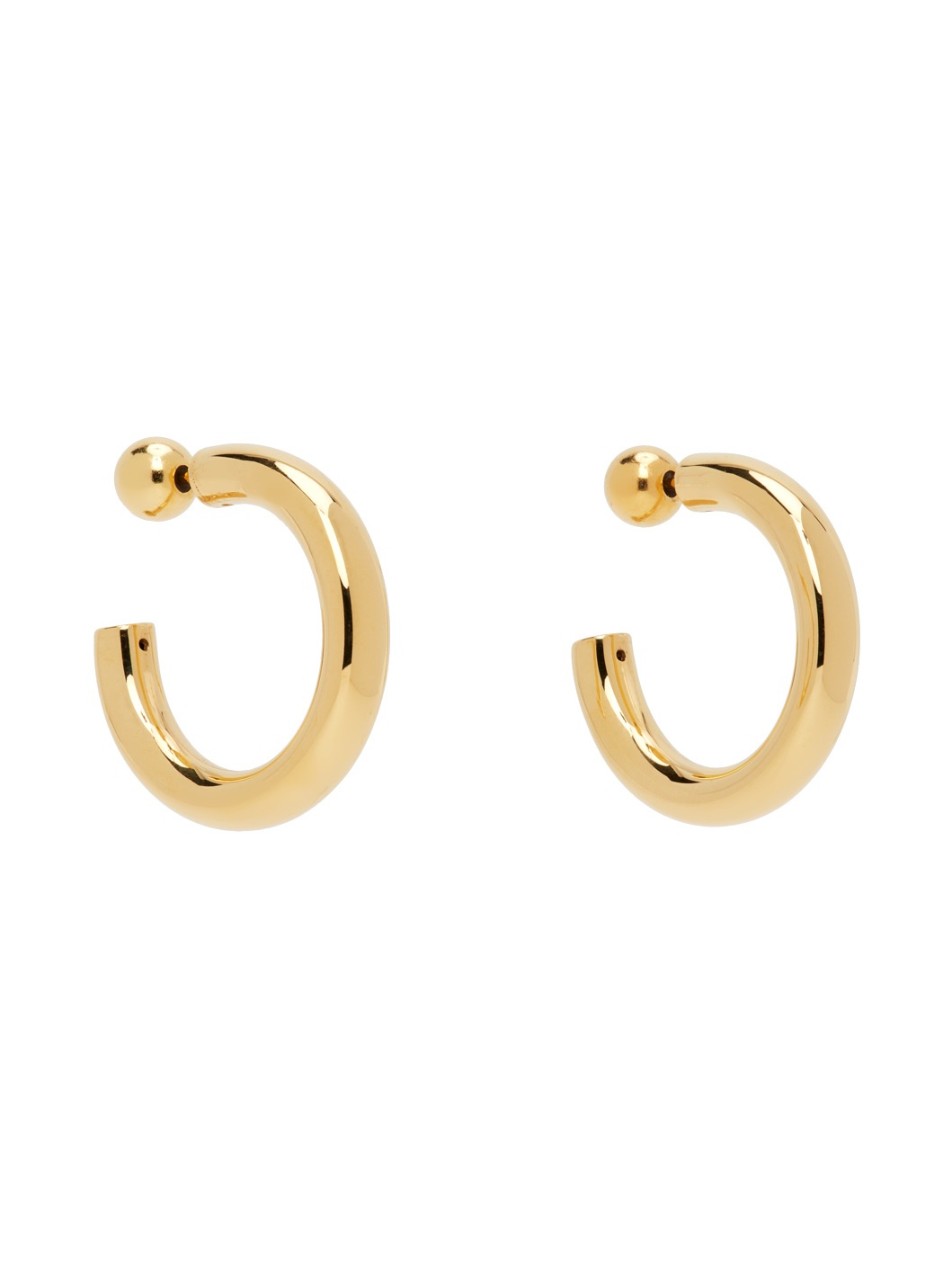 Gold Small Everyday Hoop Earrings - 2
