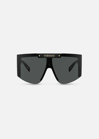 VERSACE Medusa Icon Shield Sunglasses outlook