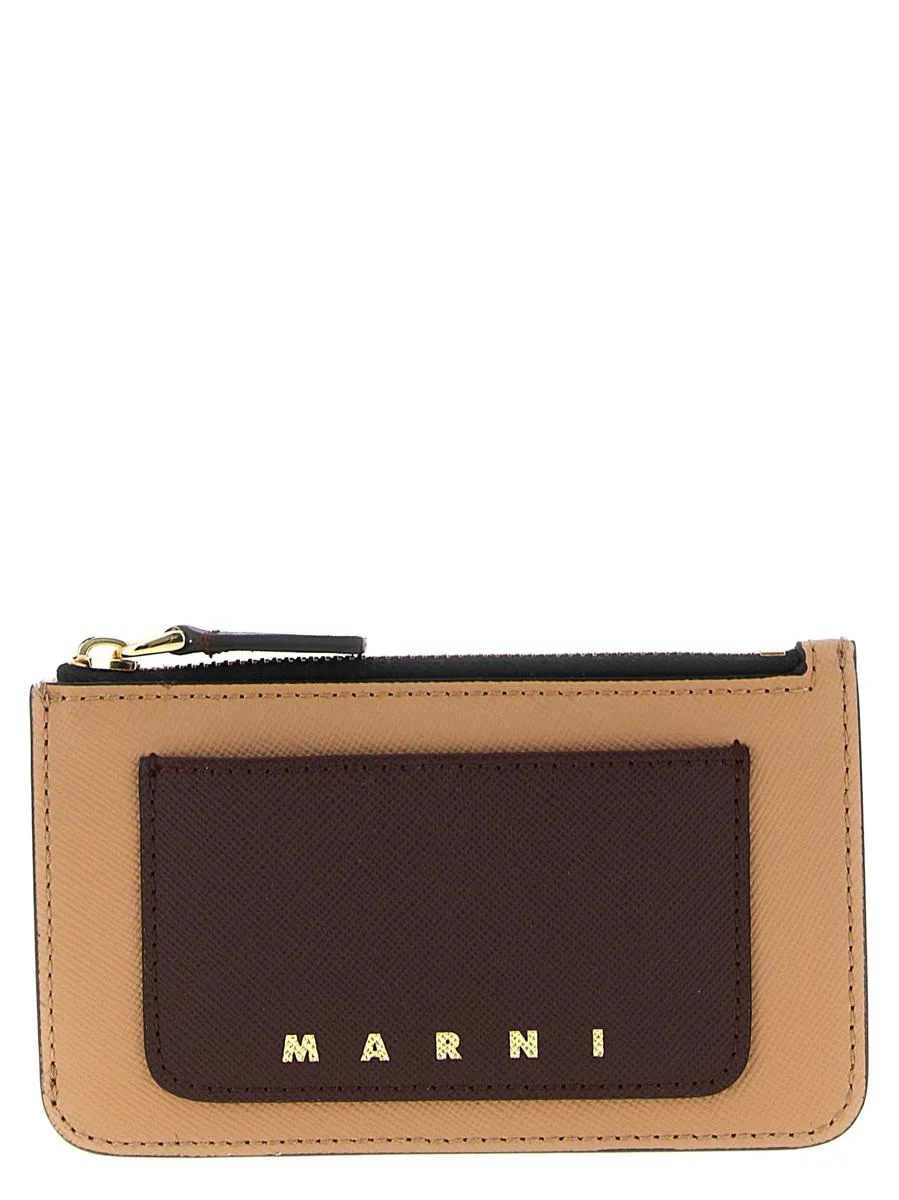 Marni Saffiano Leather Cardholder - 1