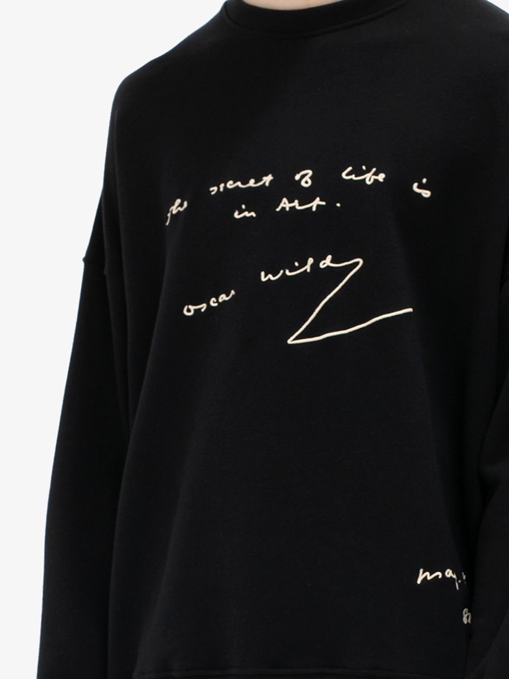 slogan print sweatshirt - 6