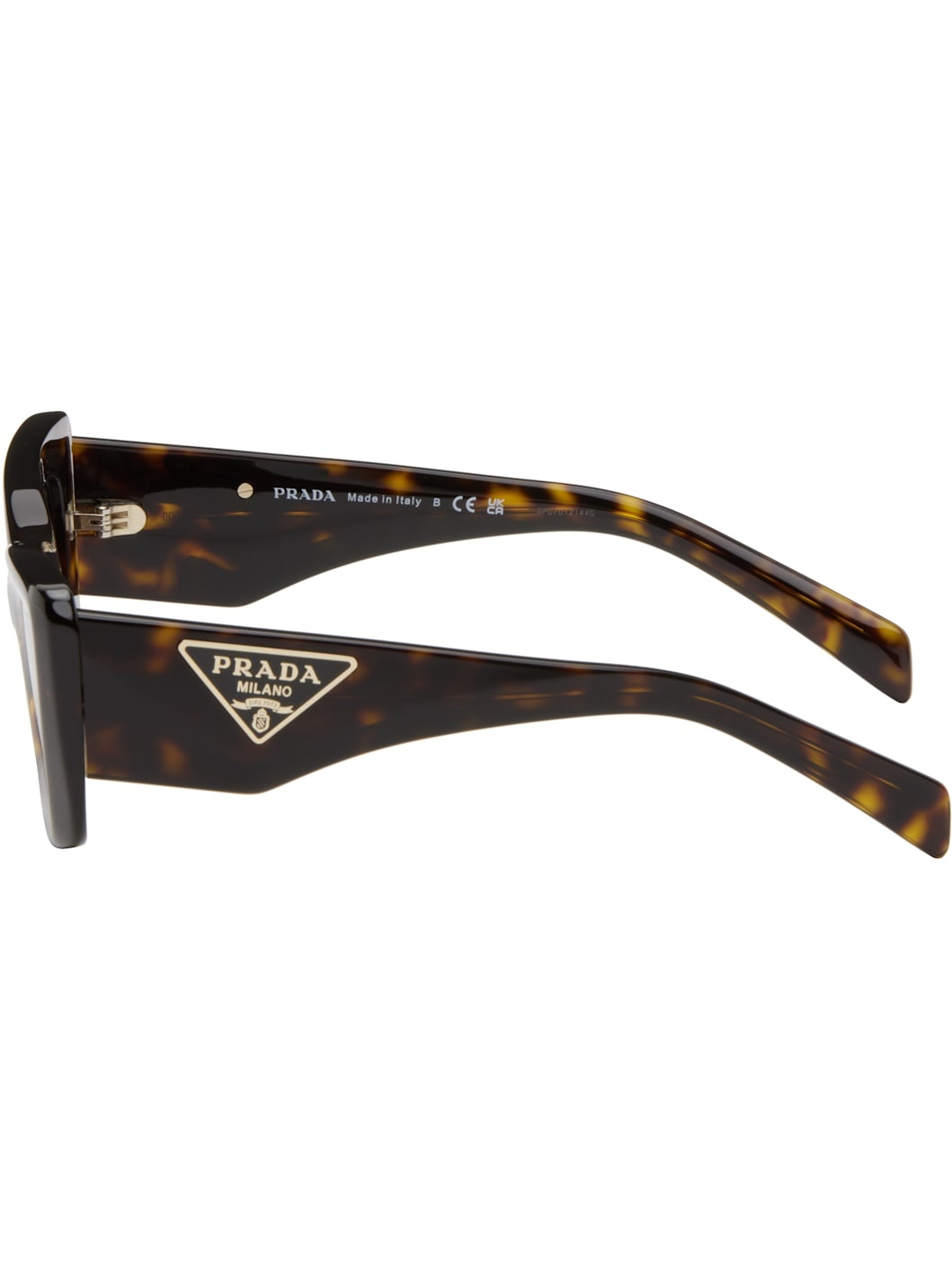 Brown Cat Eye Square Sunglasses - 3