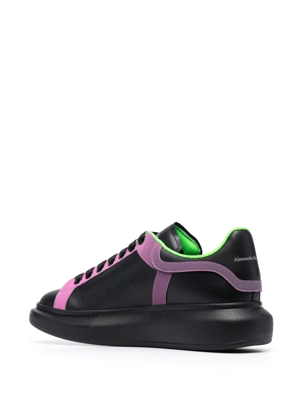 contrast-trim low-top sneakers - 3