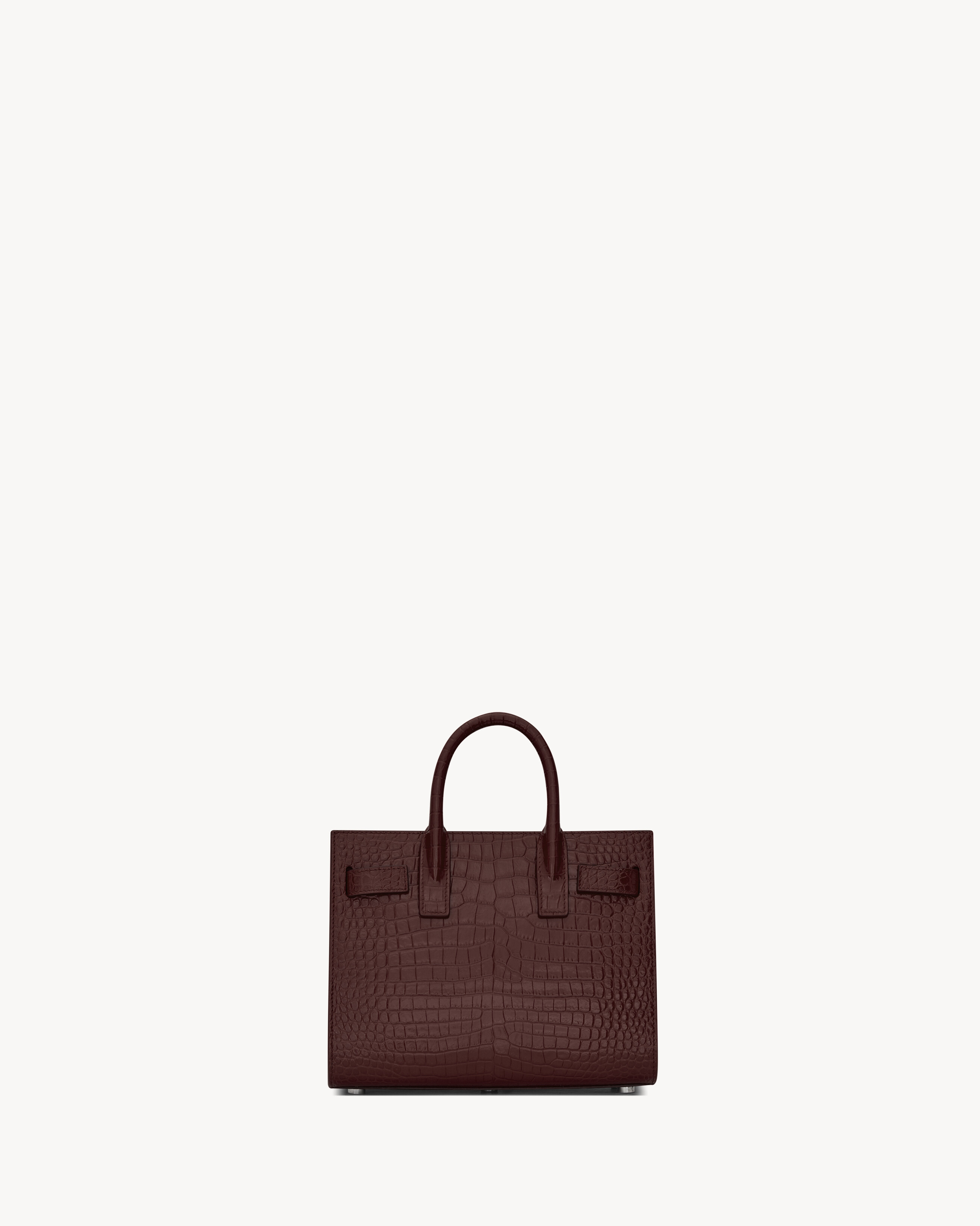 SAC DE JOUR IN CROCODILE EMBOSSED LEATHER - NANO - 2