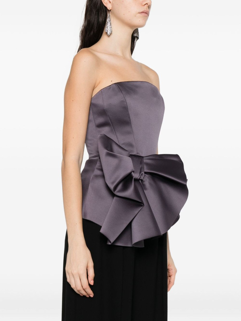 bow-detail bustier top 3