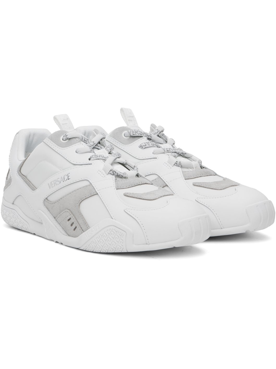 White & Gray Galaxia Sneakers - 4