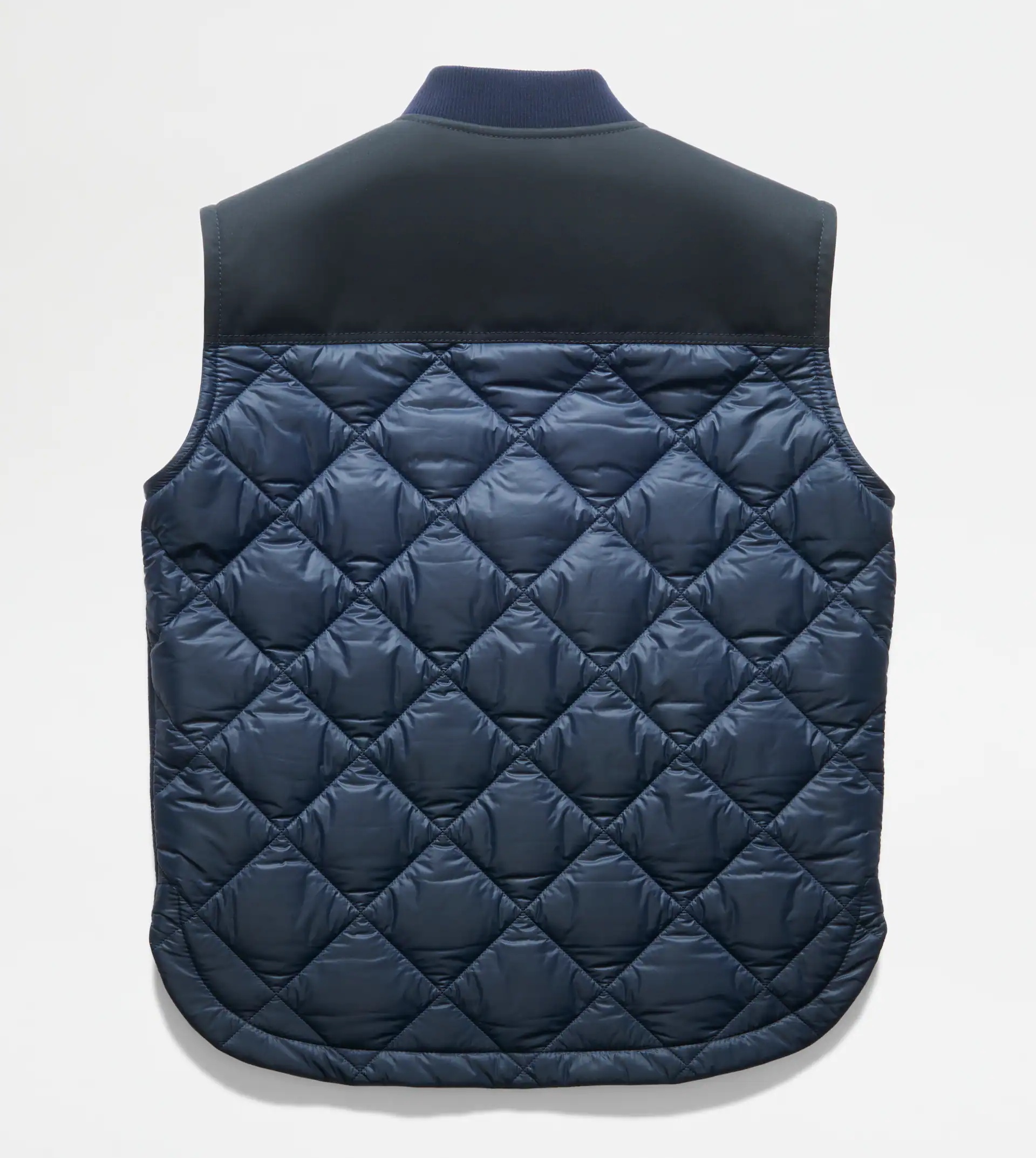 QUILTED GILET - BLUE - 8