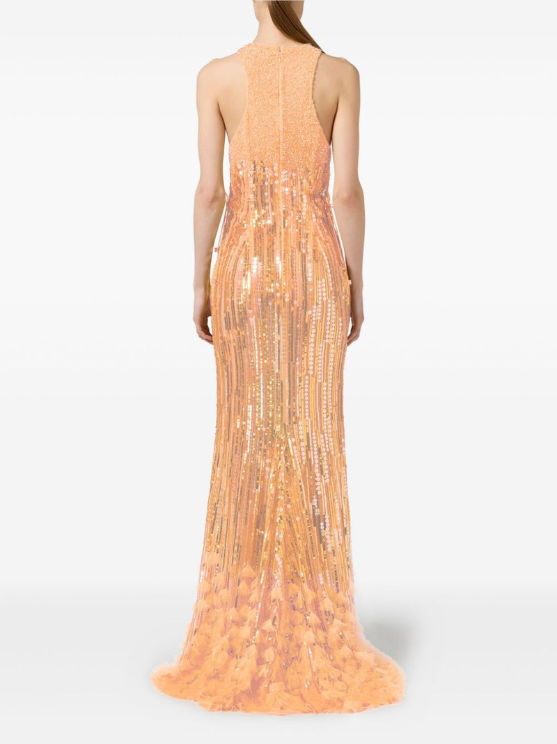 sequin-embellished maxi evening dress 3