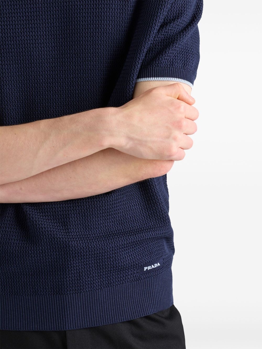 short-sleeve sweater - 4