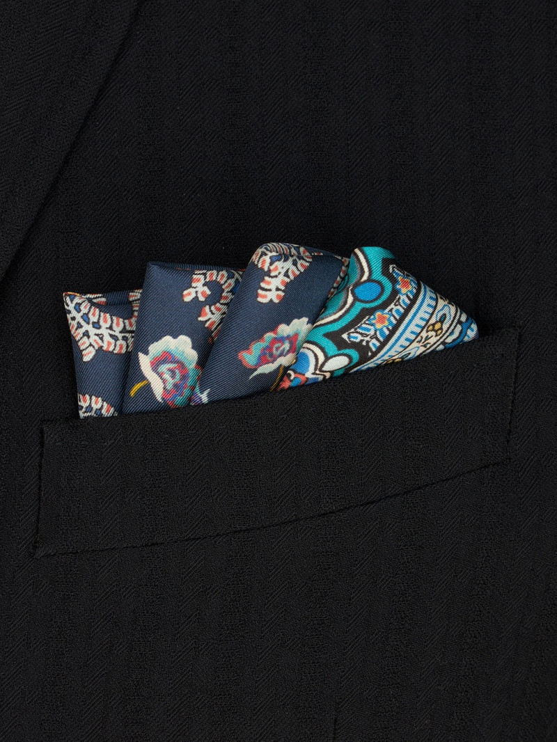 Etro POCKET SQUARE WITH PAISLEY BORDER outlook