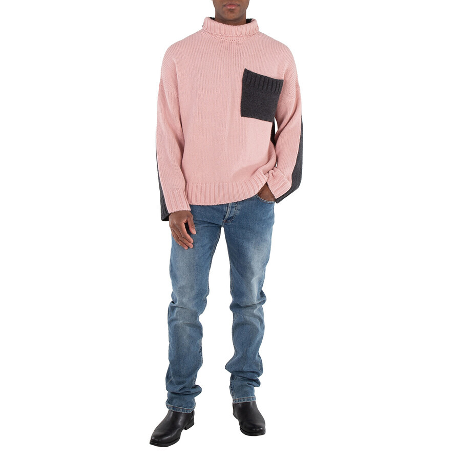 JW Anderson Contrast Patch Pocket Turtleneck Jumper - 6