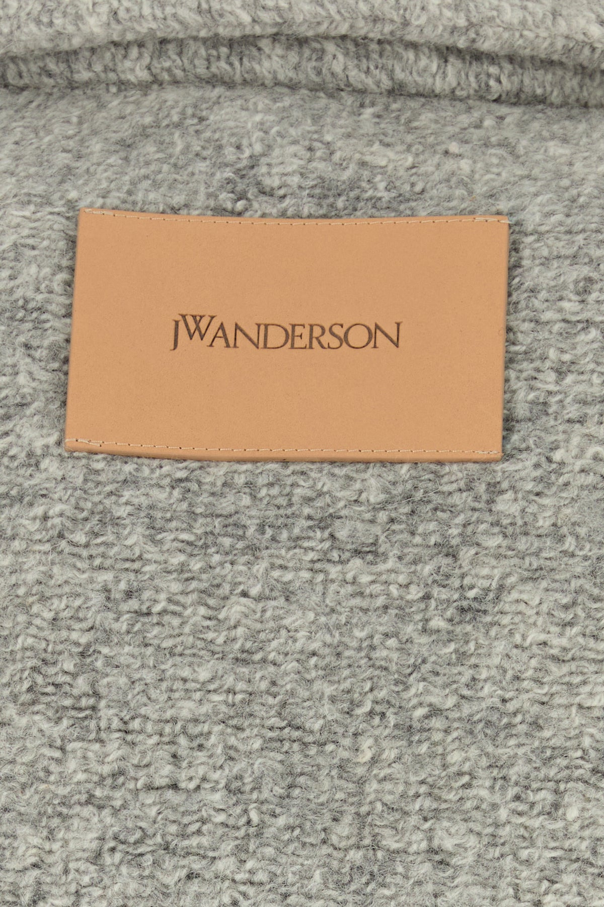 Melange light grey wool blend jacket - 3