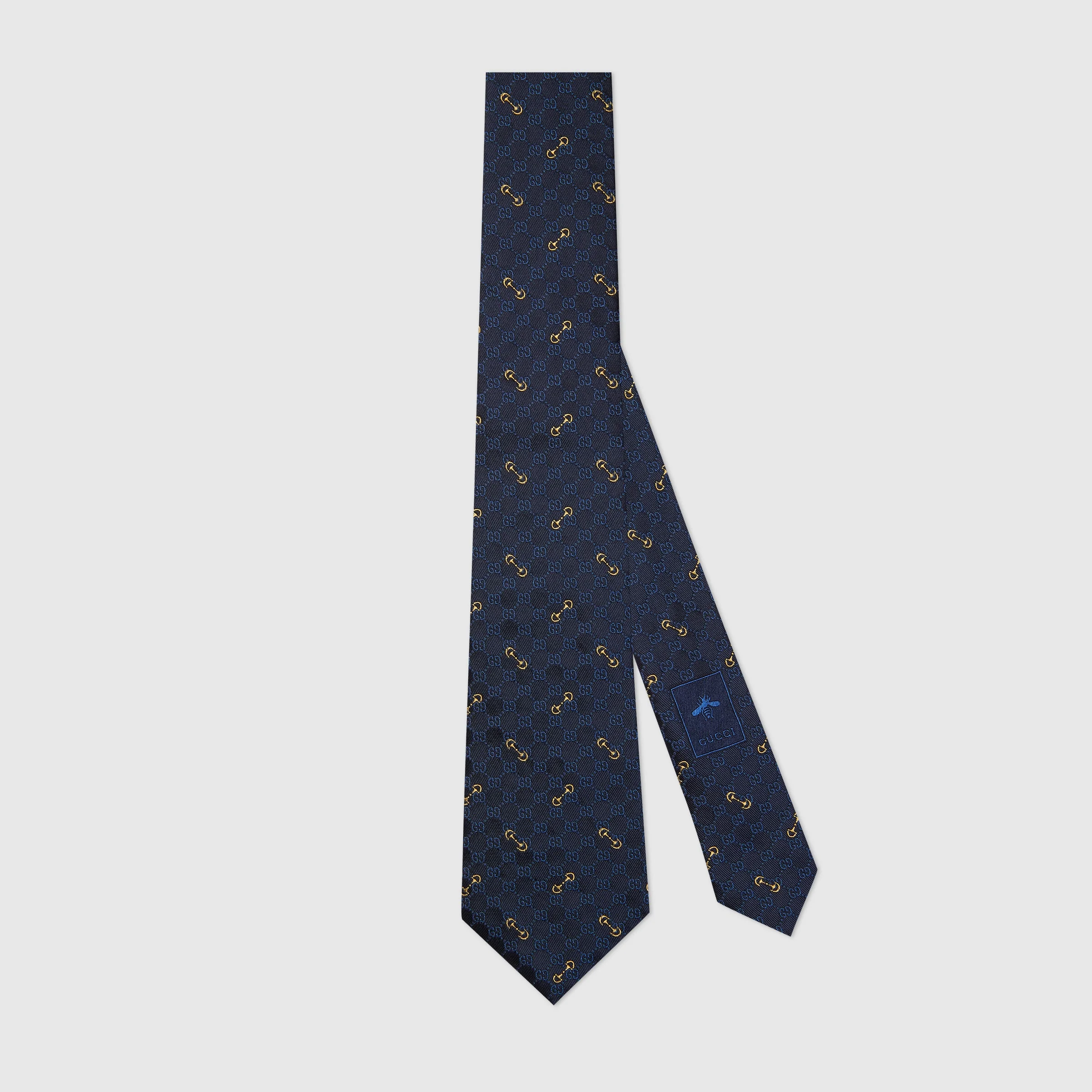 GG silk jacquard tie - 1