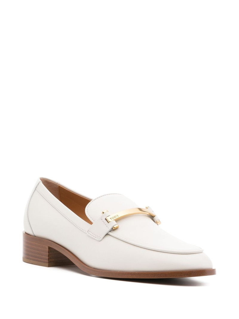 Tod's leather loafers outlook
