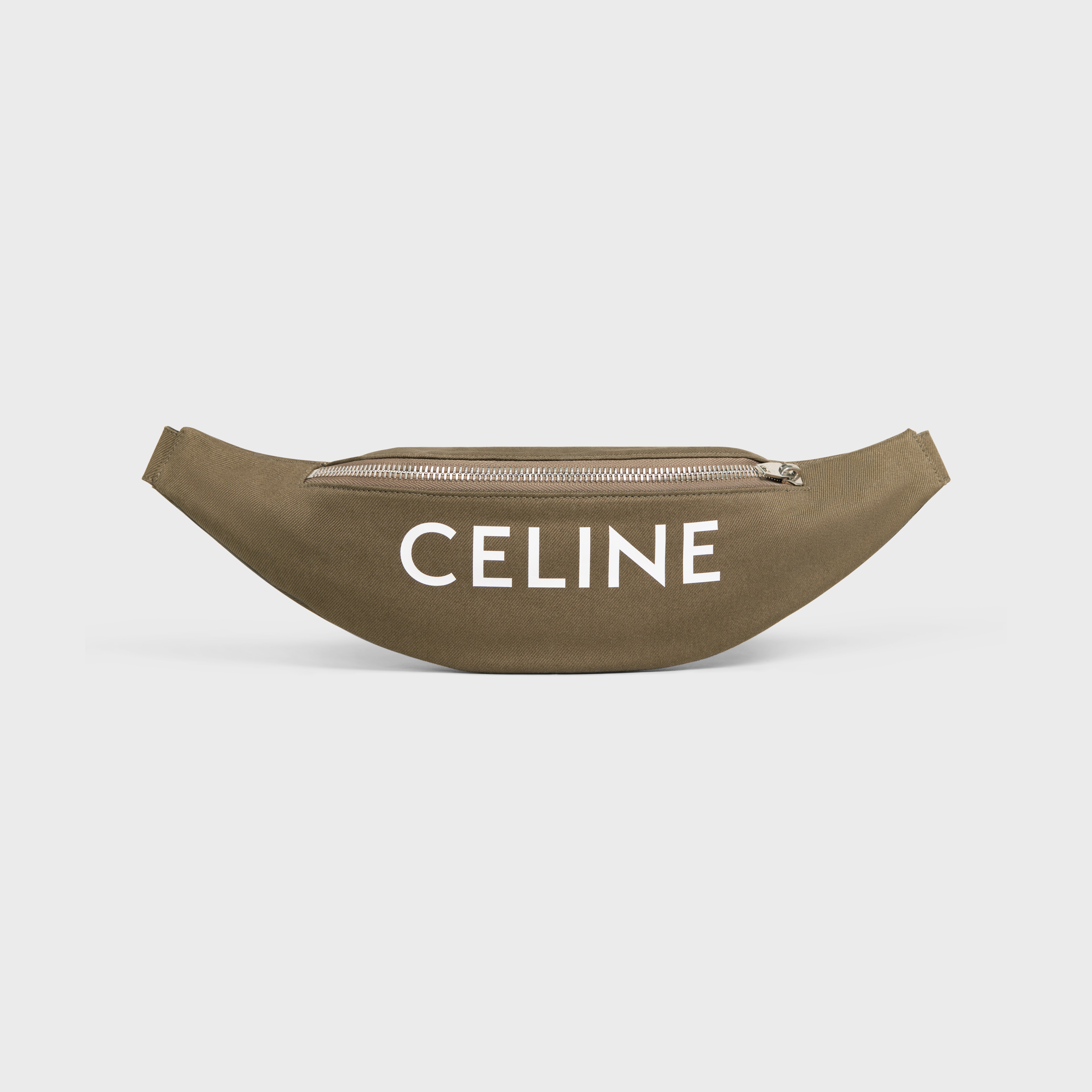 Belt Bag Messenger in Cotton gabardine with Celine Print - 1