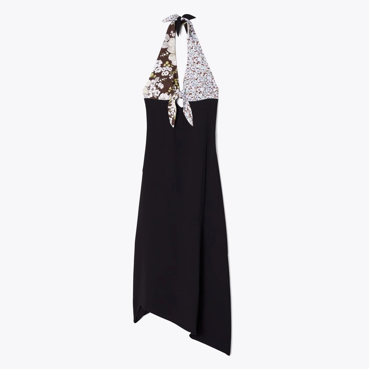 Tie-Back Crepe Dress - 1