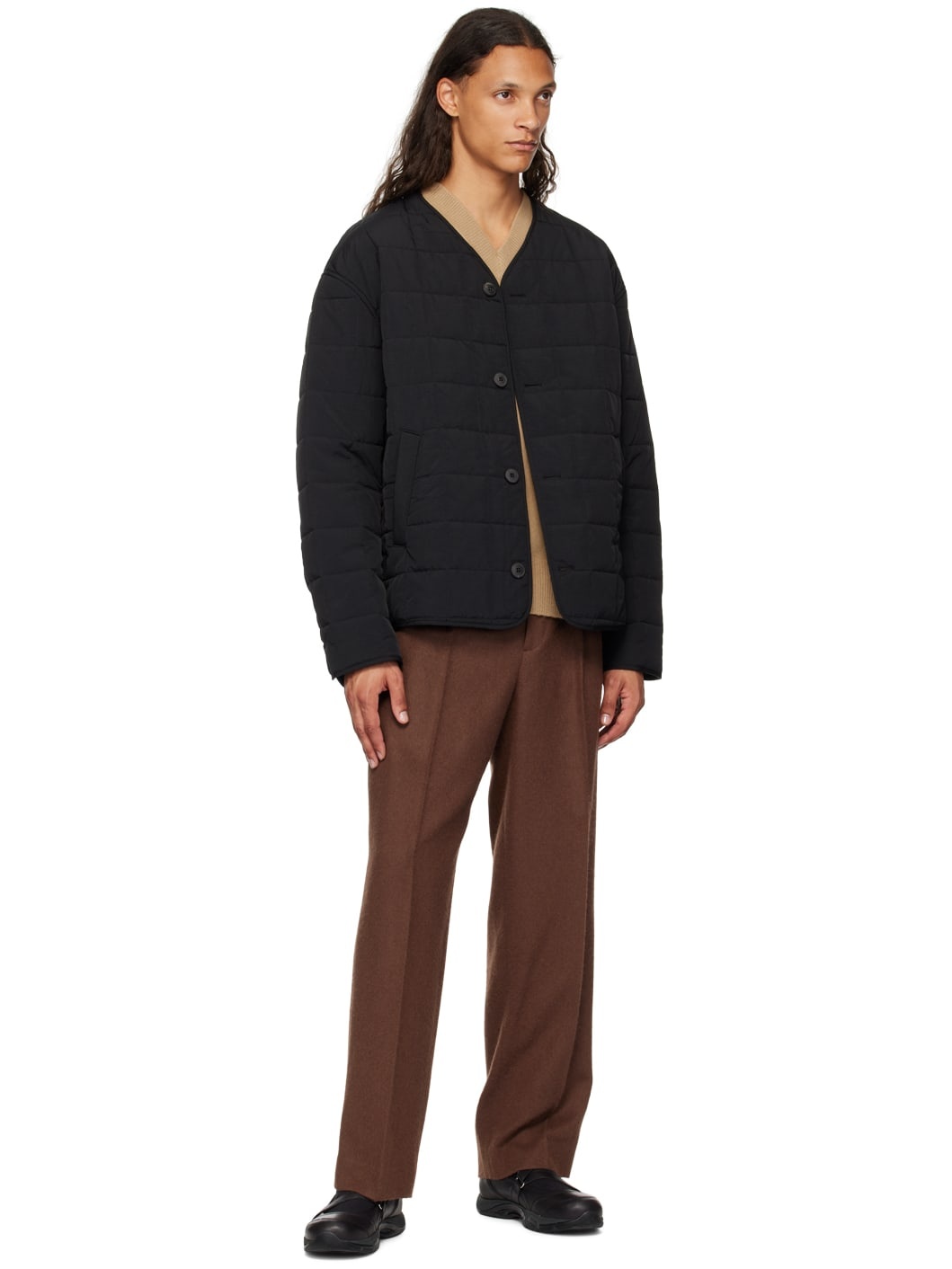 Black Padded Jacket - 4