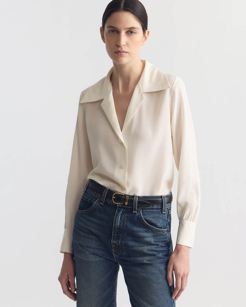 NILI LOTAN JOXE SILK BLOUSE outlook